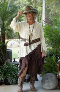 Jaded Gypsy Whispering Hour Wrap Skirt