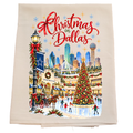 Christmas in Dallas Tea Towel