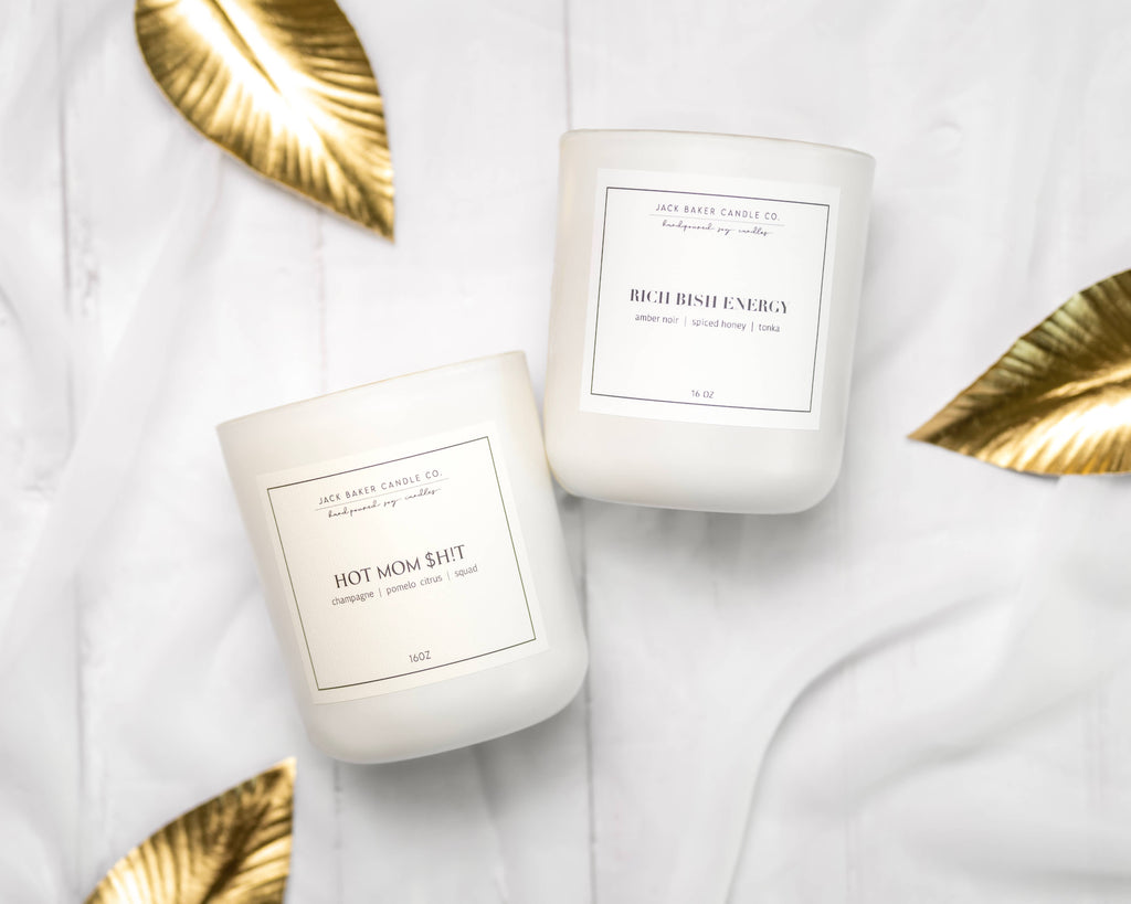 Jack Baker White Linen Collection - Hot Mom $h!t 16 oz