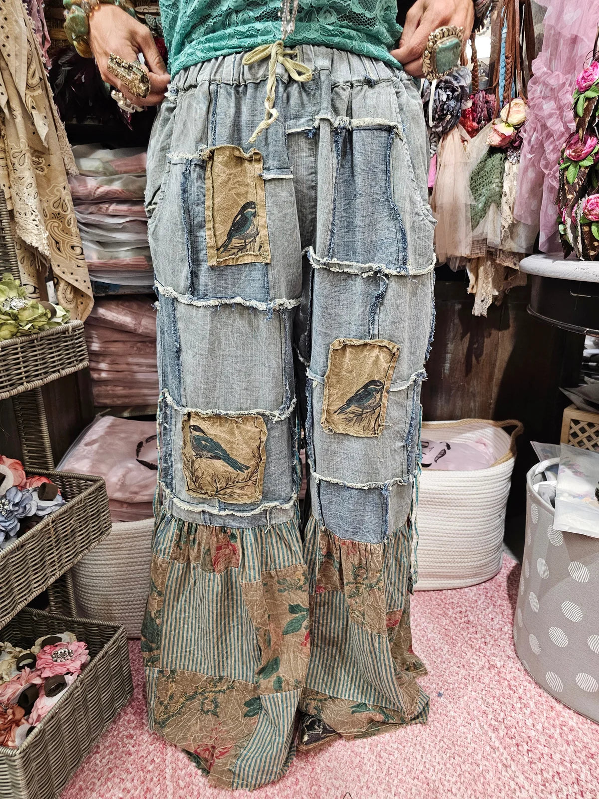 A Rare Bird Pocket Full of Birds Pant