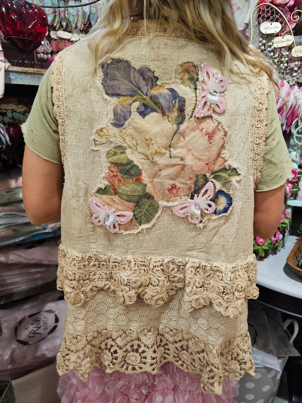 Rare Bird Pocket Full of Posies Vest