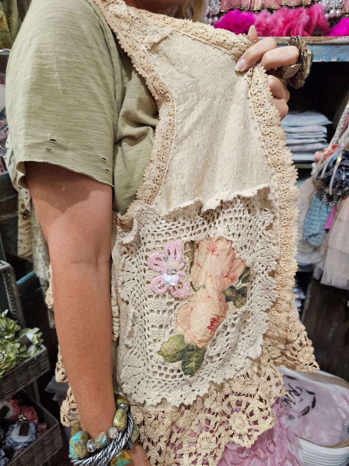 Rare Bird Pocket Full of Posies Vest