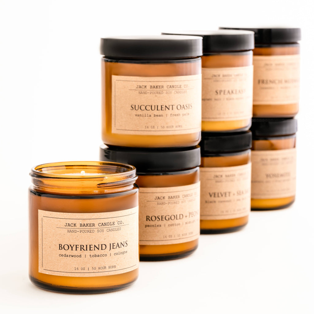 Jack Baker Amber Apothecary Collection - Get Cozy 16 oz