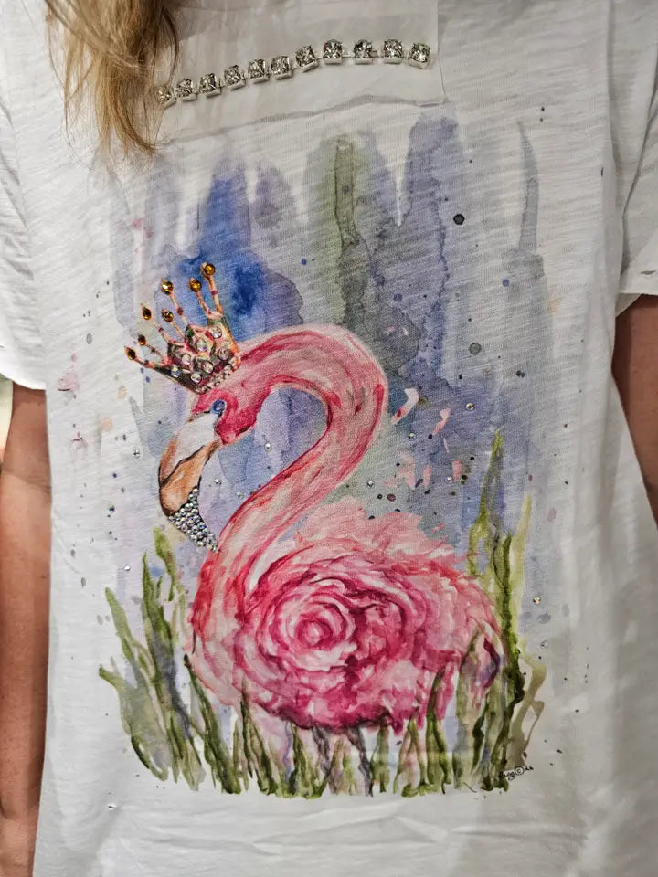 Rare Bird Flamazing Tattered Tee