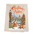 Christmas in Austin Tea Towel