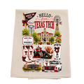 Hello From Texas Tech Tea Towel