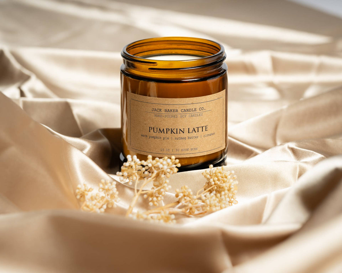 Jack Baker Amber Apothecary Collection - Pumpkin Latte 16 oz