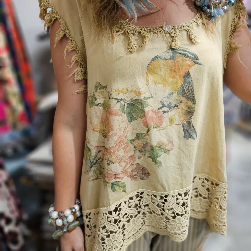 Robin Delight Butterfly Shirt