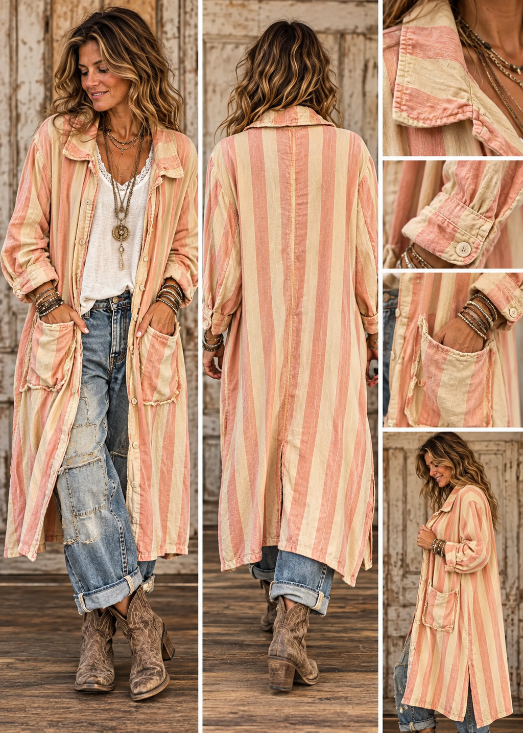 Jaded Gypsy Dreamline Duster Bubblegum