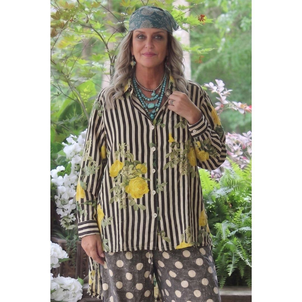 Jaded Gypsy Star Dreamer Top - Yellow Rose