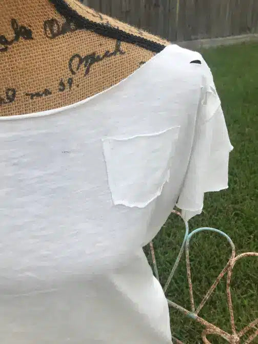 Rare Bird Ripped Pocket T
