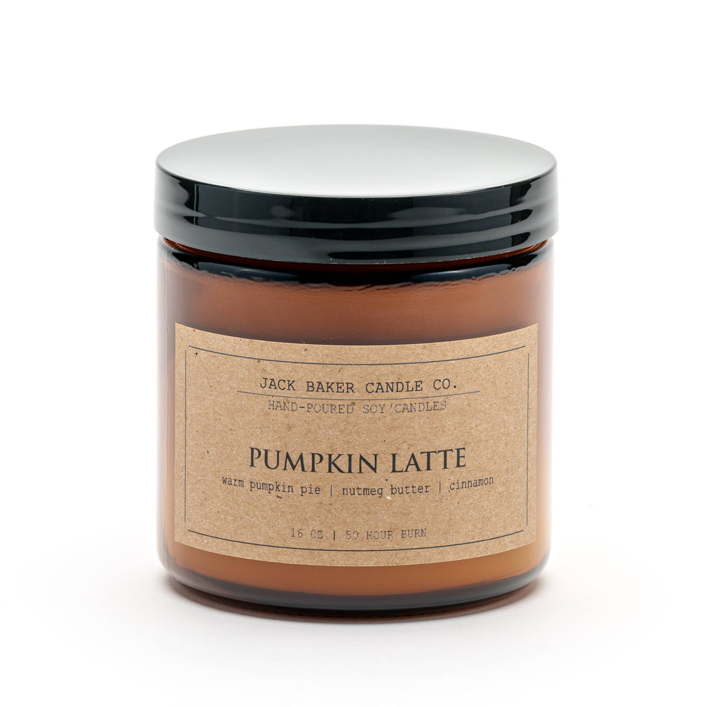 Jack Baker Amber Apothecary Collection - Pumpkin Latte 16 oz