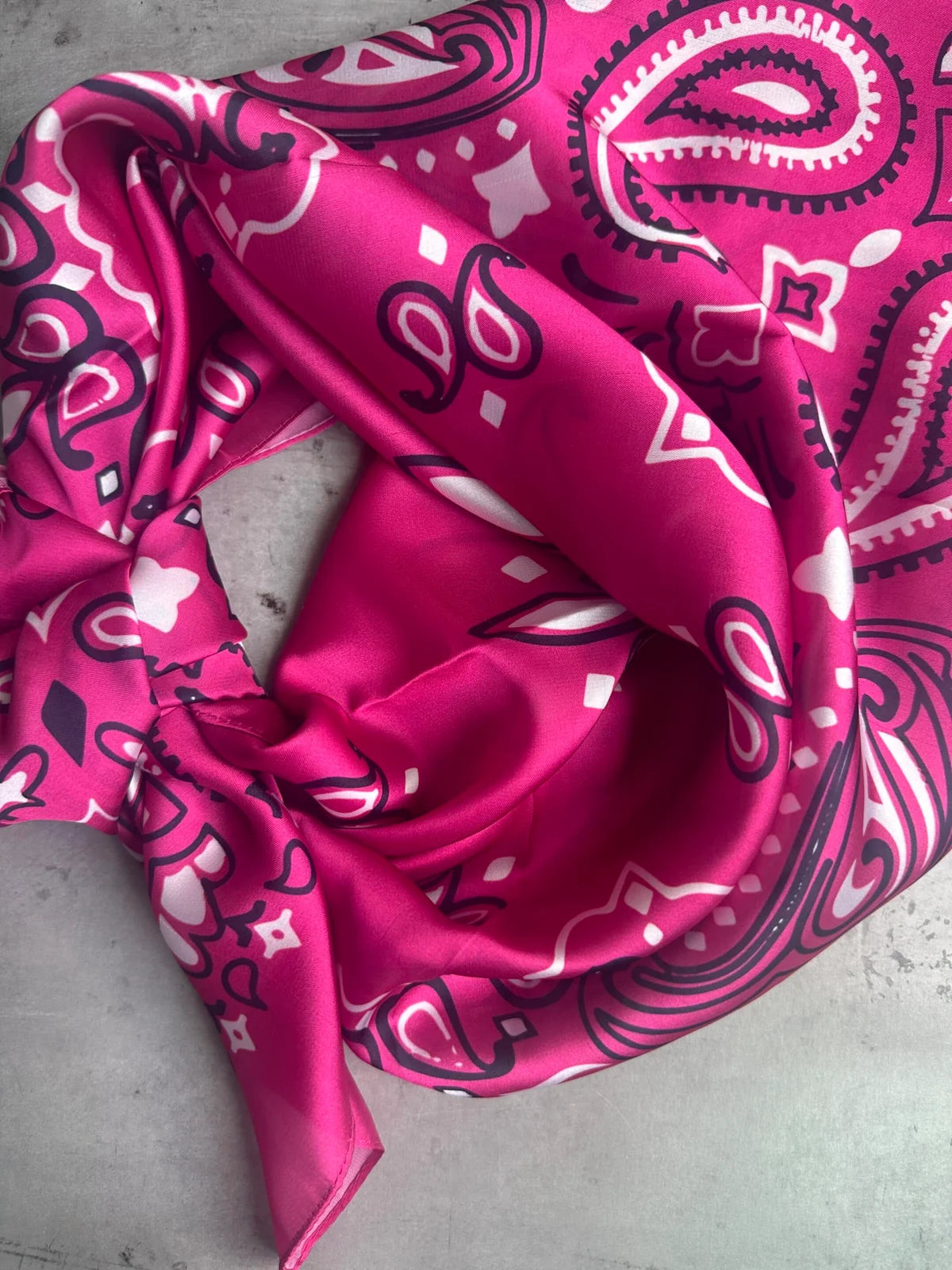 Rare Bird  Magenta Bandana Wild Rag