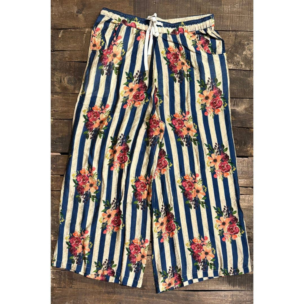 Starlight Drift Pants - Royal Stripe
