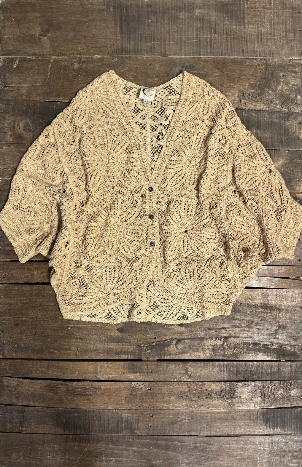 Jaded Gypsy Golden Melody Top- Oatmeal