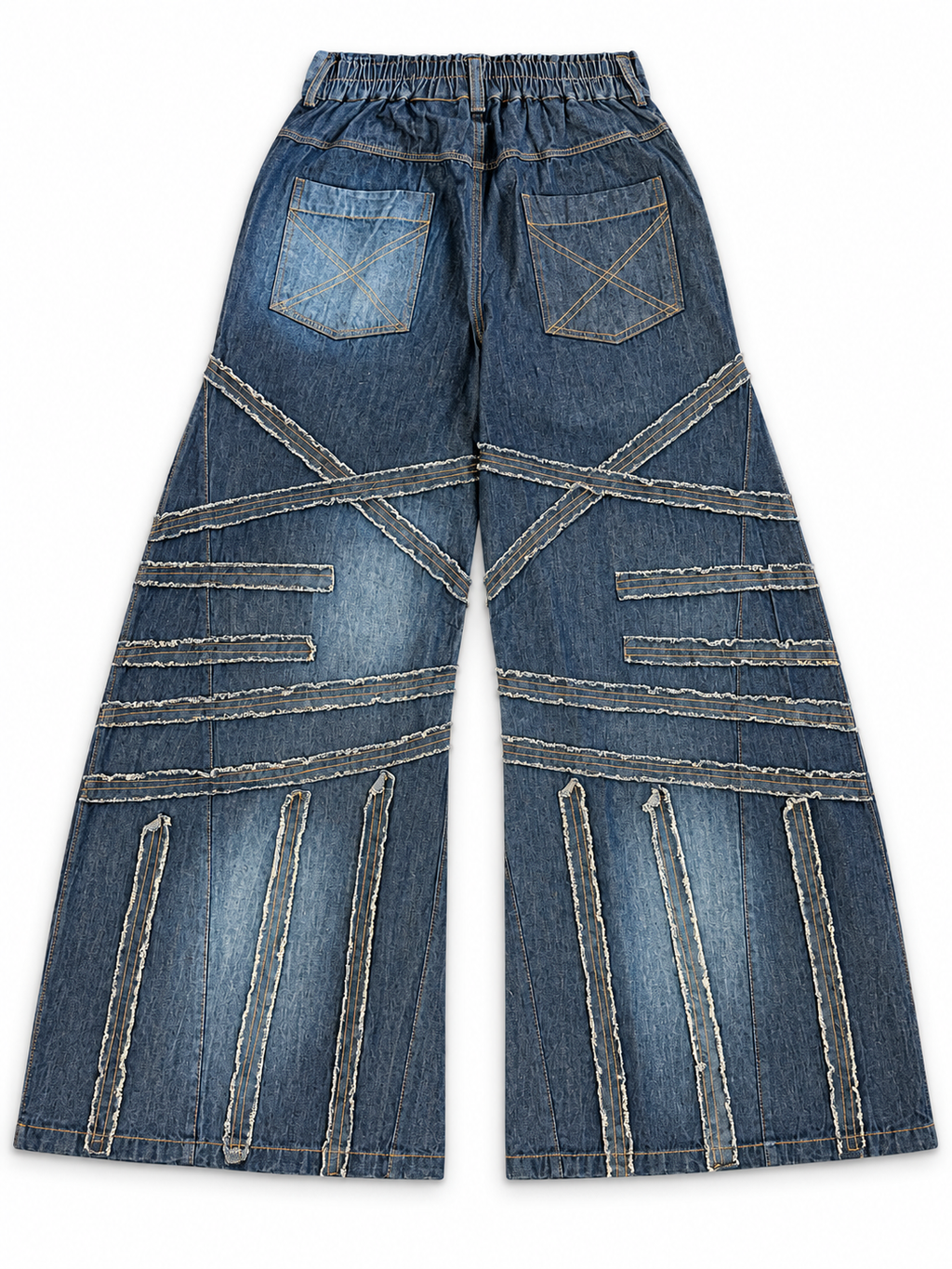 Paper Lace Blue Love Denim Pants