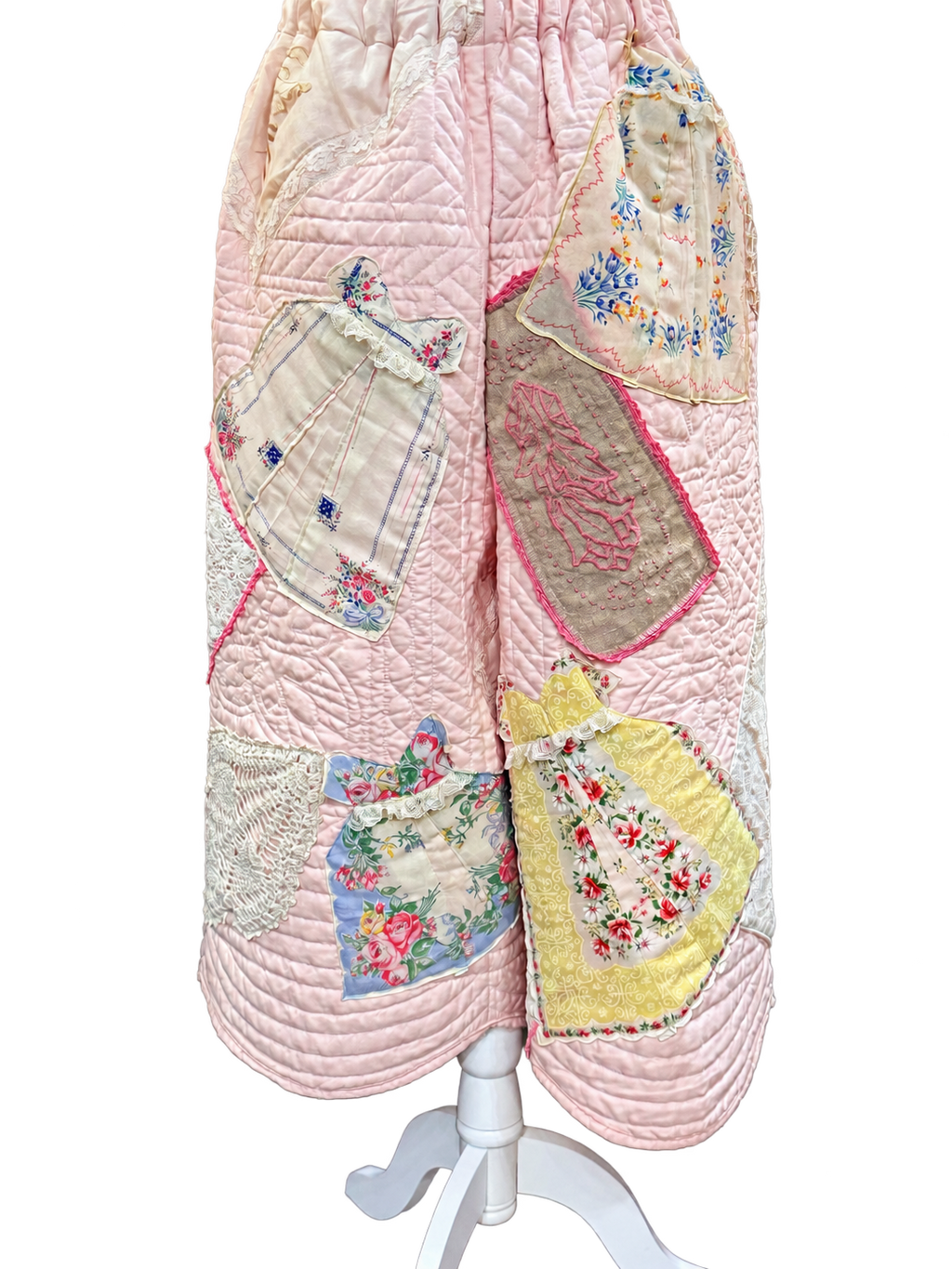 Blush Vintage Quilt Pants by BMANN by Bridget