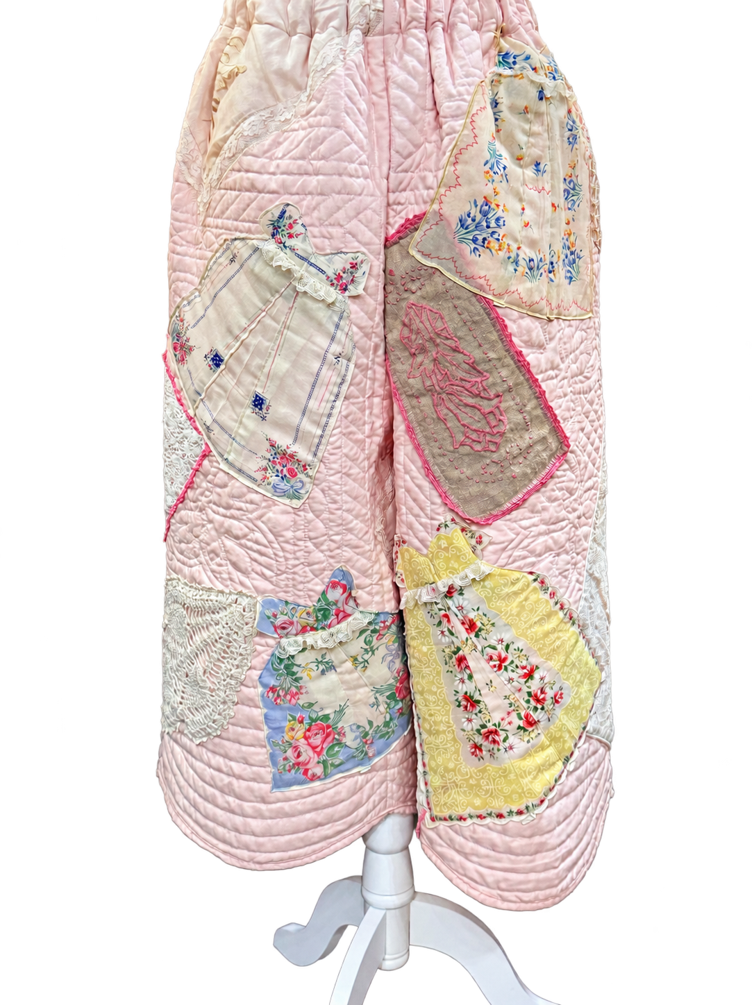 Blush Vintage Quilt Pants by BMANN by Bridget