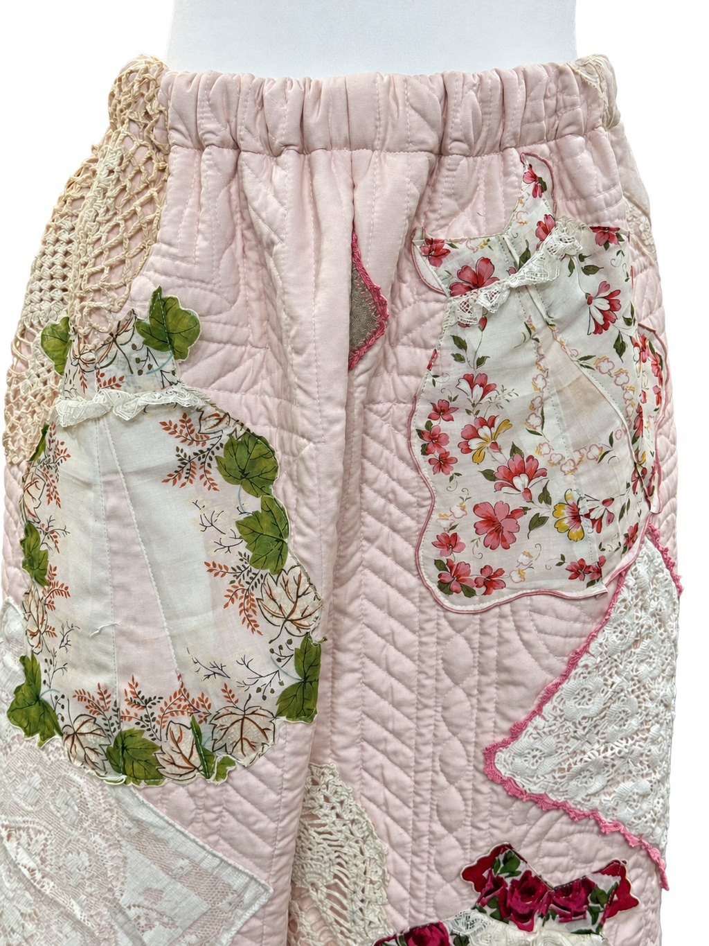 Blush Vintage Quilt Pants by BMANN by Bridget