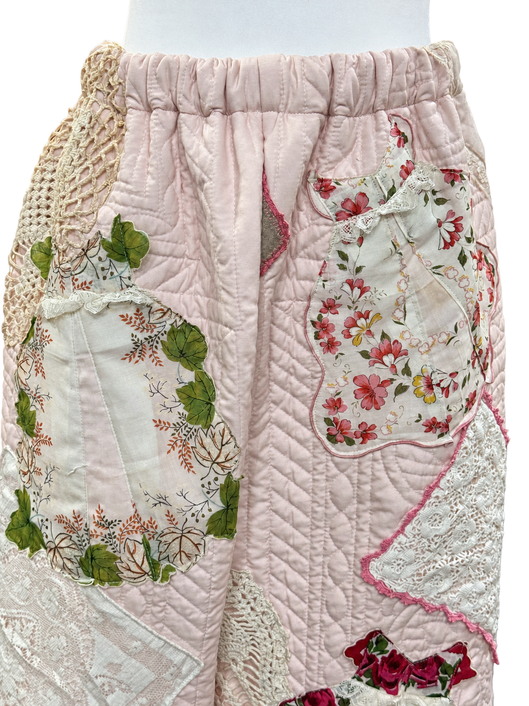 Blush Vintage Quilt Pants by BMANN by Bridget