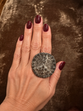 Jaded Gypsy Peace Sign Adjustable Ring