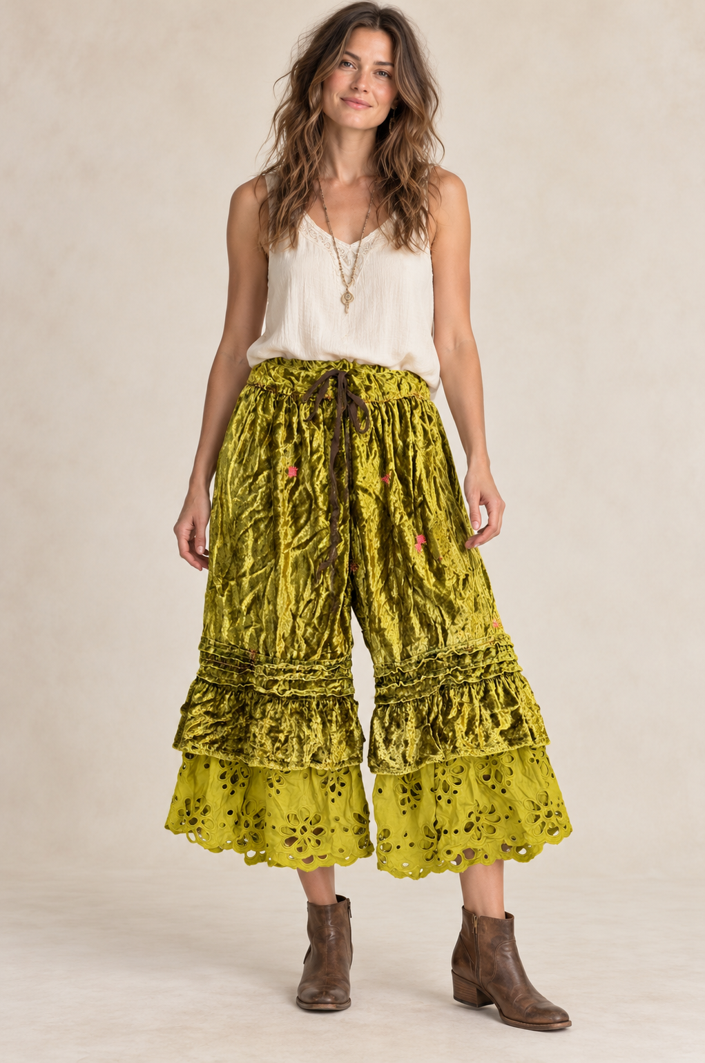 House of Jaded Gypsy Keepsake Bloomers- Golden O/S