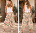 House of Jaded Gypsy Sagebrush Sky Harem Pants
