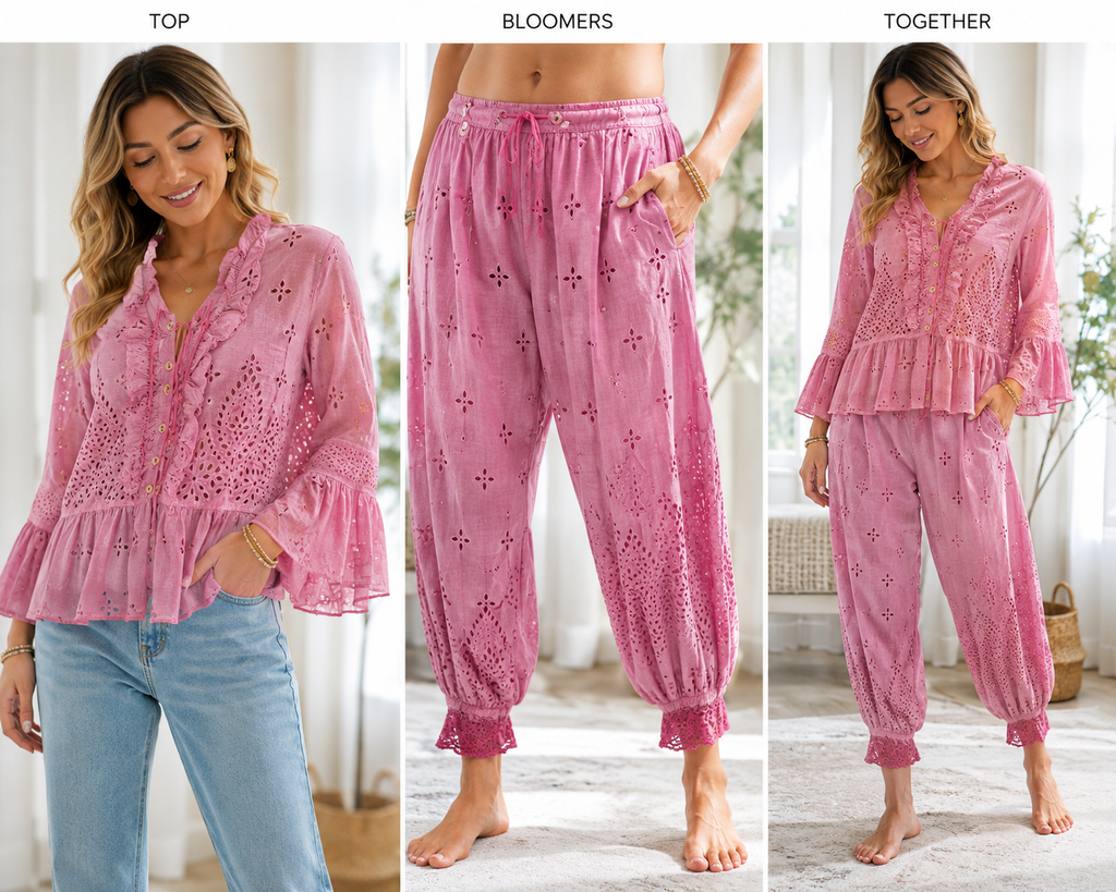 House of Jaded Gypsy  Heirloom Eyelet Top