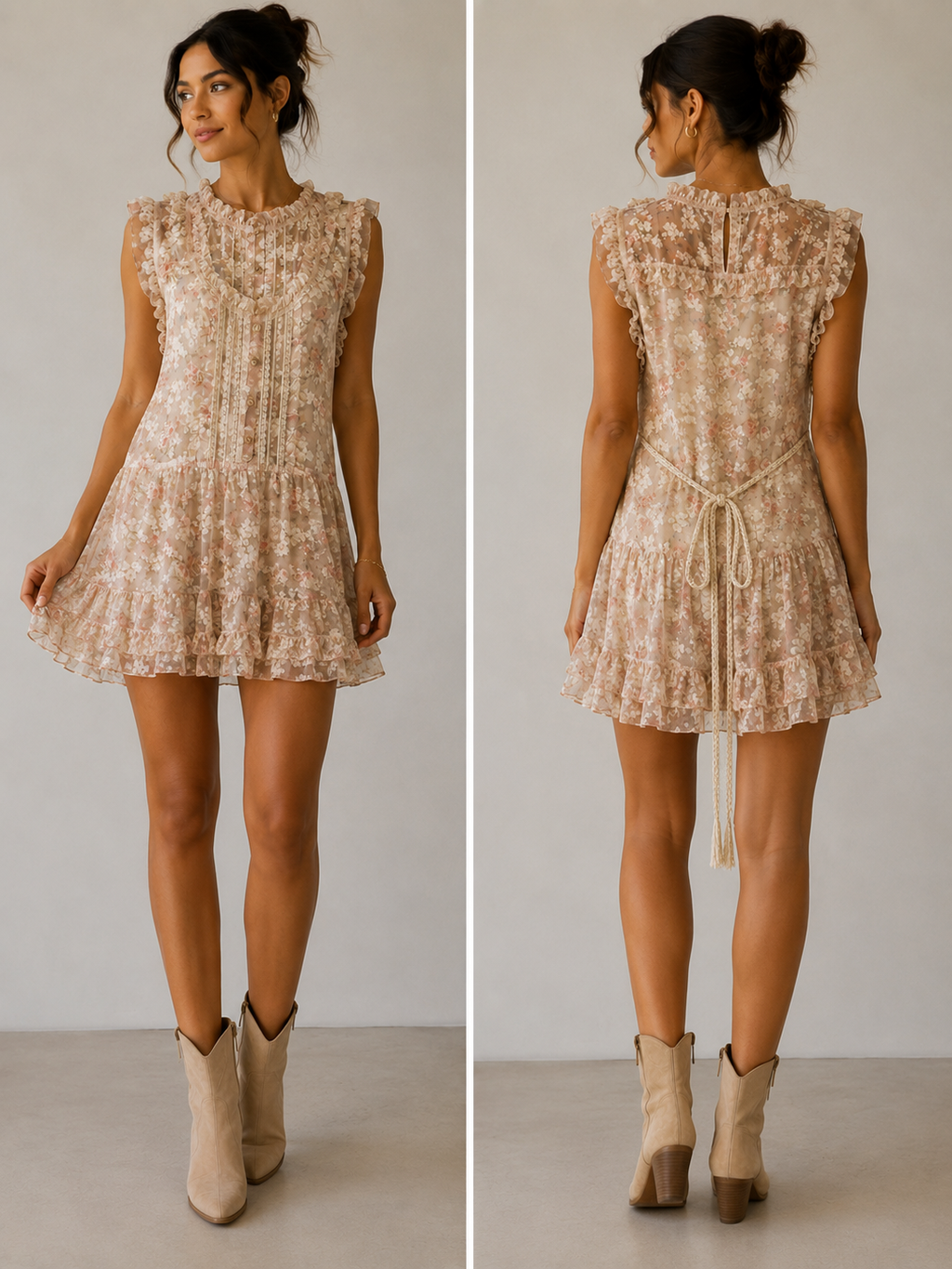 Dance Away Dress / Tunic in Floral