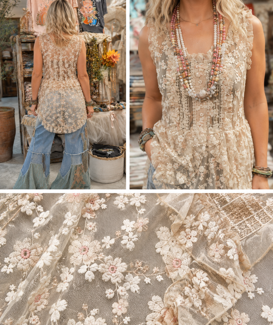 Dance Away Lace Tunic