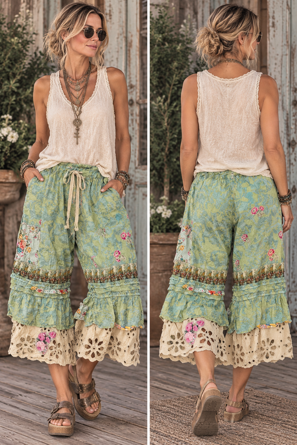 House of Jaded Gypsy Faded Garden Bloomers