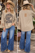 Rare Bird Cowgirl Shirt with Rhinestones
