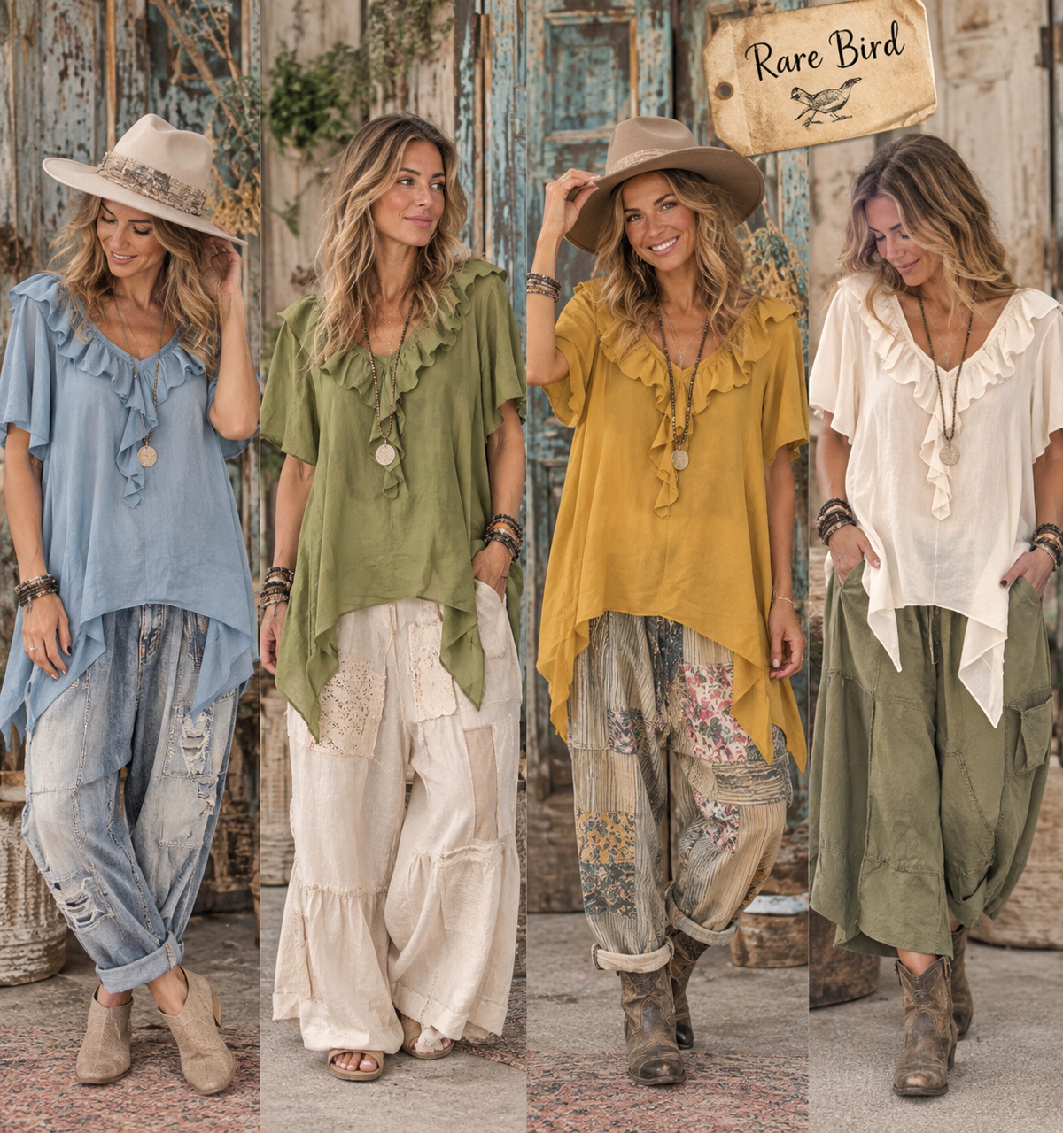 Rare Bird |Denim | Freckled Sunshine