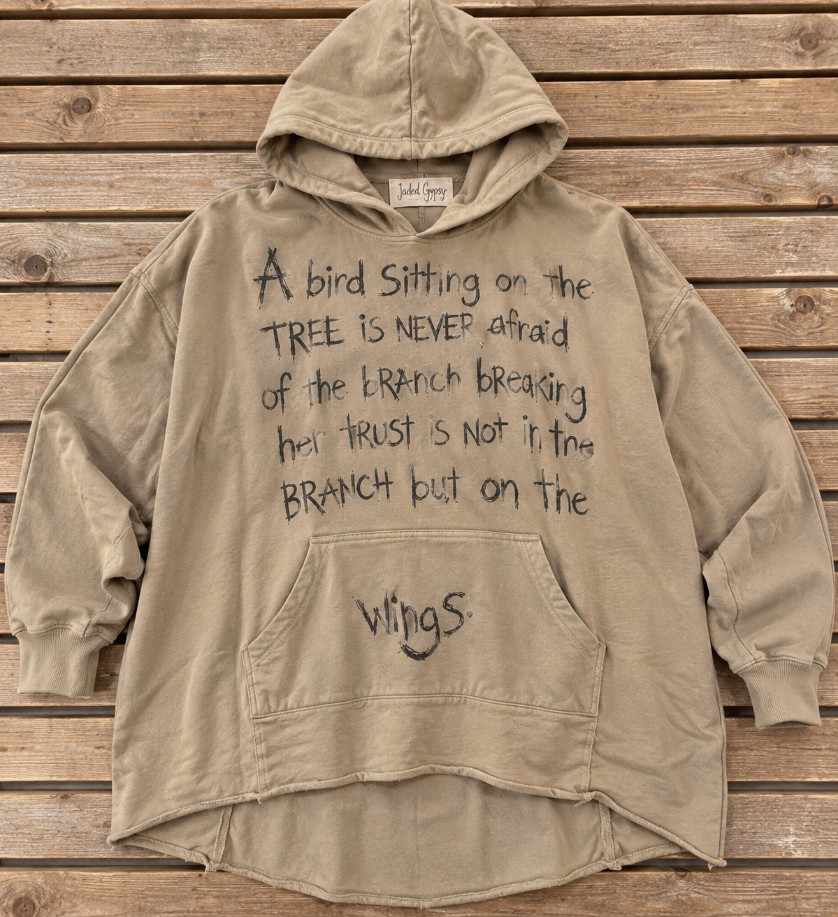A Rare Bird Borrowed Wings Hoodie