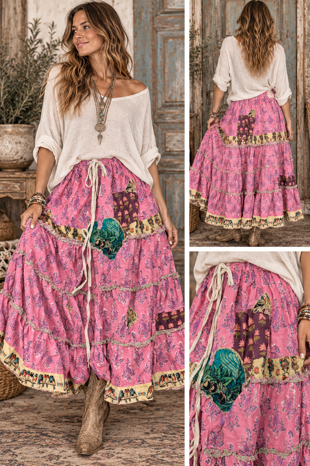House of Jaded Gypsy Dune Light Skirt