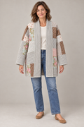 Floral Patchwork Quilt Jacket by BMANN by Bridget