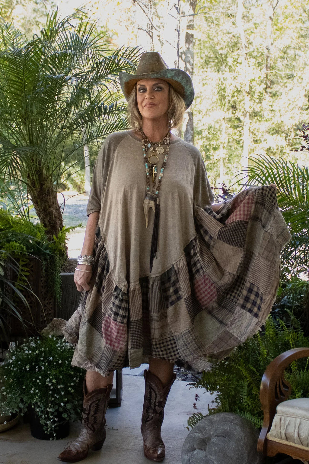 Jaded Gypsy Keep Willow Song Tunic Dress