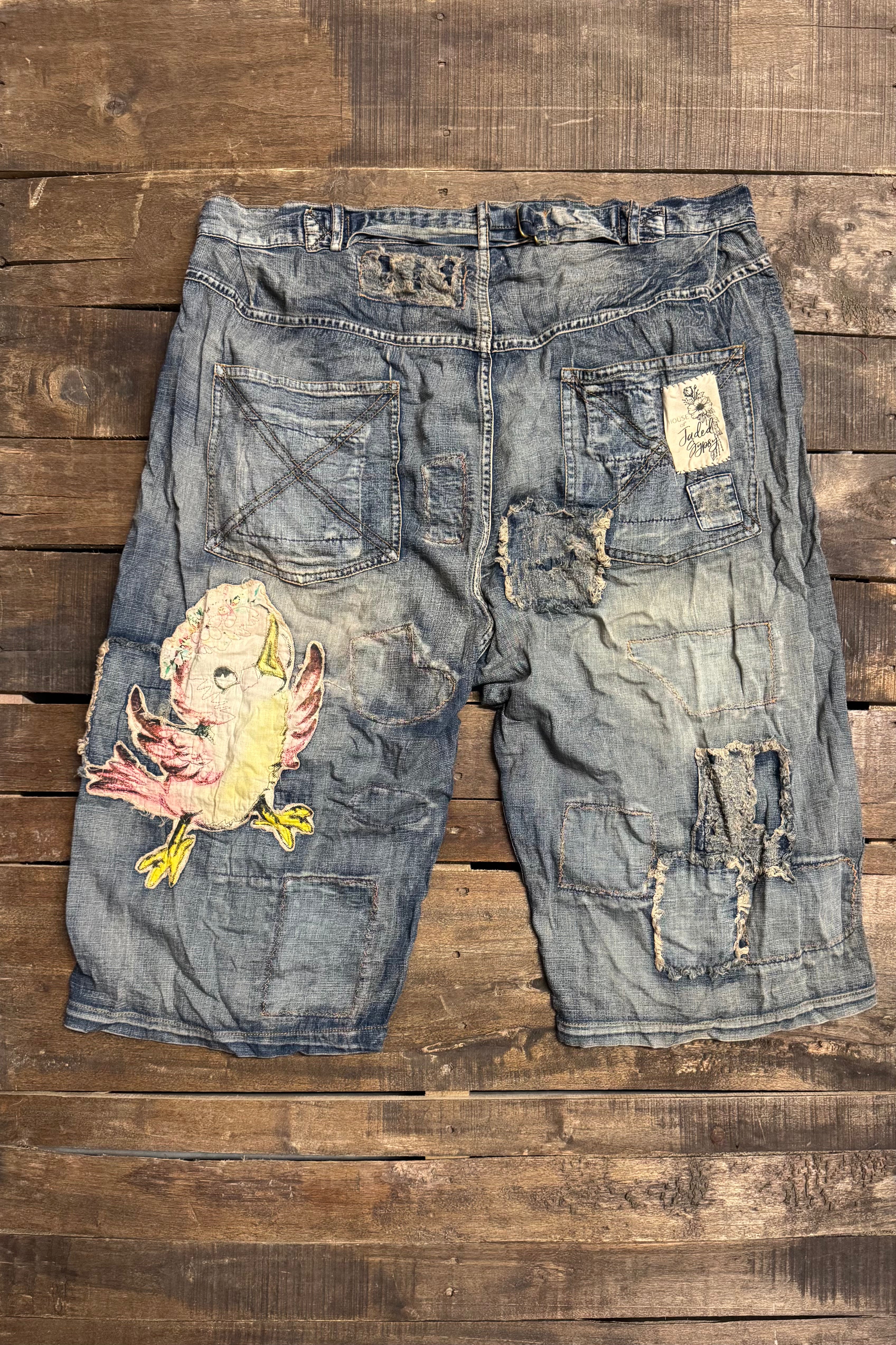 House of Jaded Gypsy Desert Drift Shorts - Flutter Away