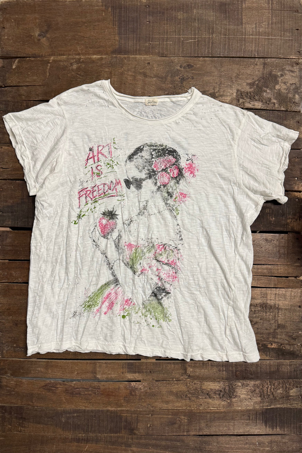 Jaded Gypsy Worn and Weathered Tee - Art