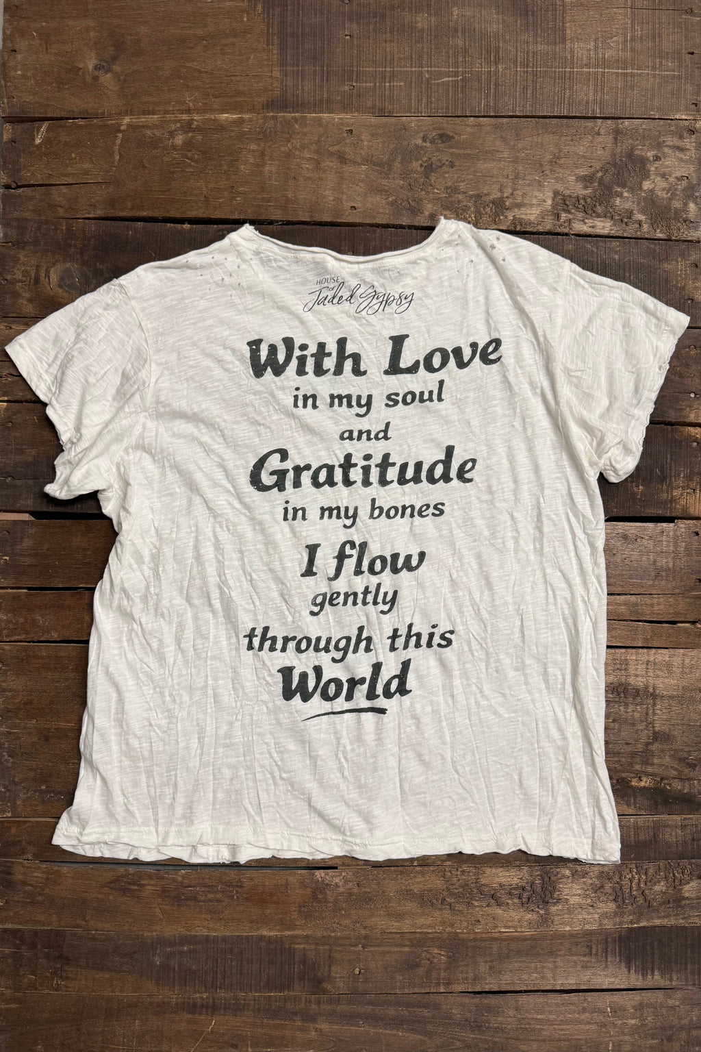 Jaded Gypsy Worn and Weathered Tee - Art