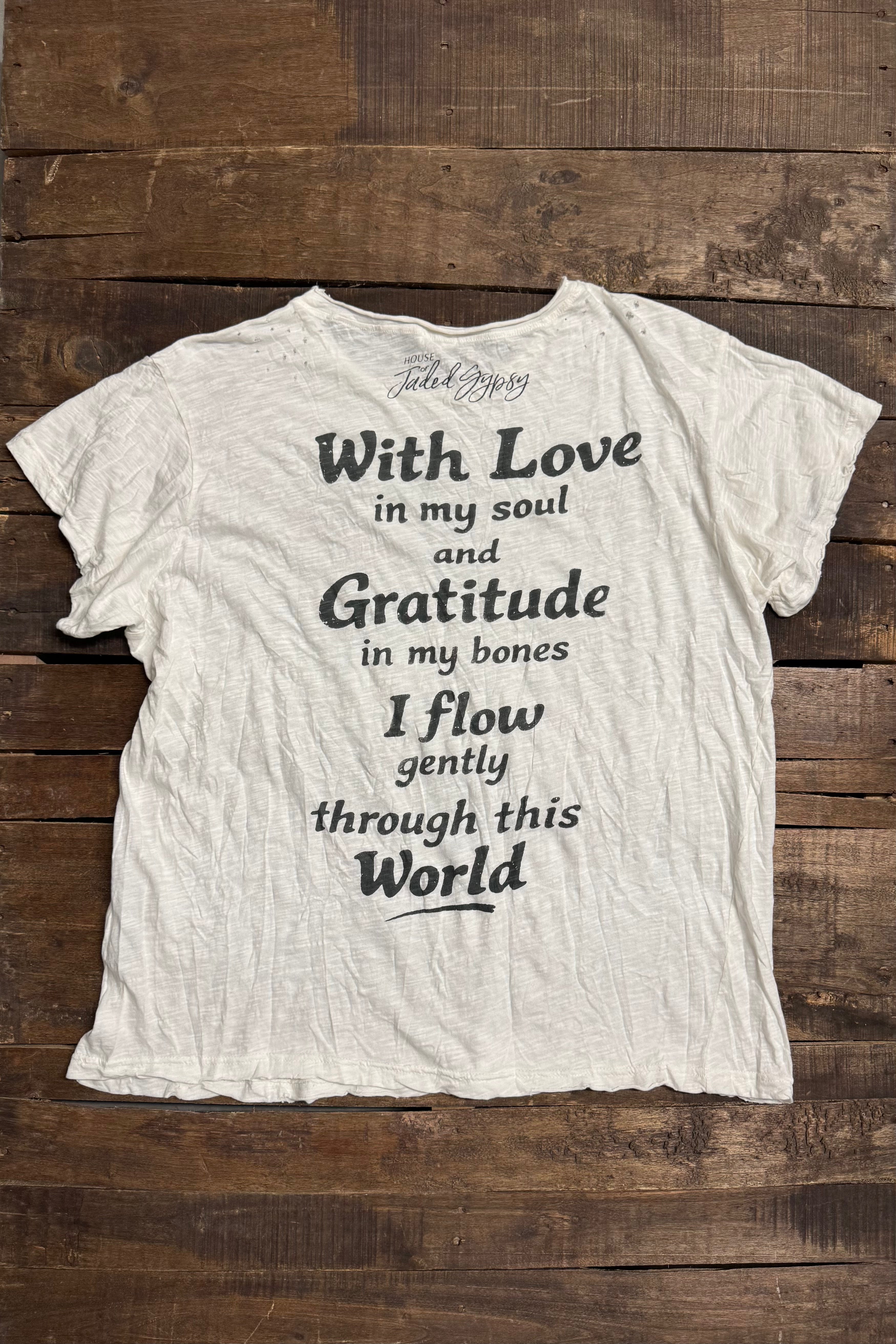Jaded Gypsy Worn and Weathered Tee - Art