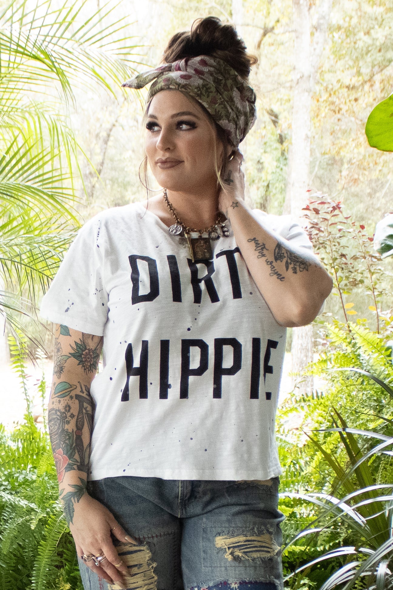 Dirty Hippie Tee - White