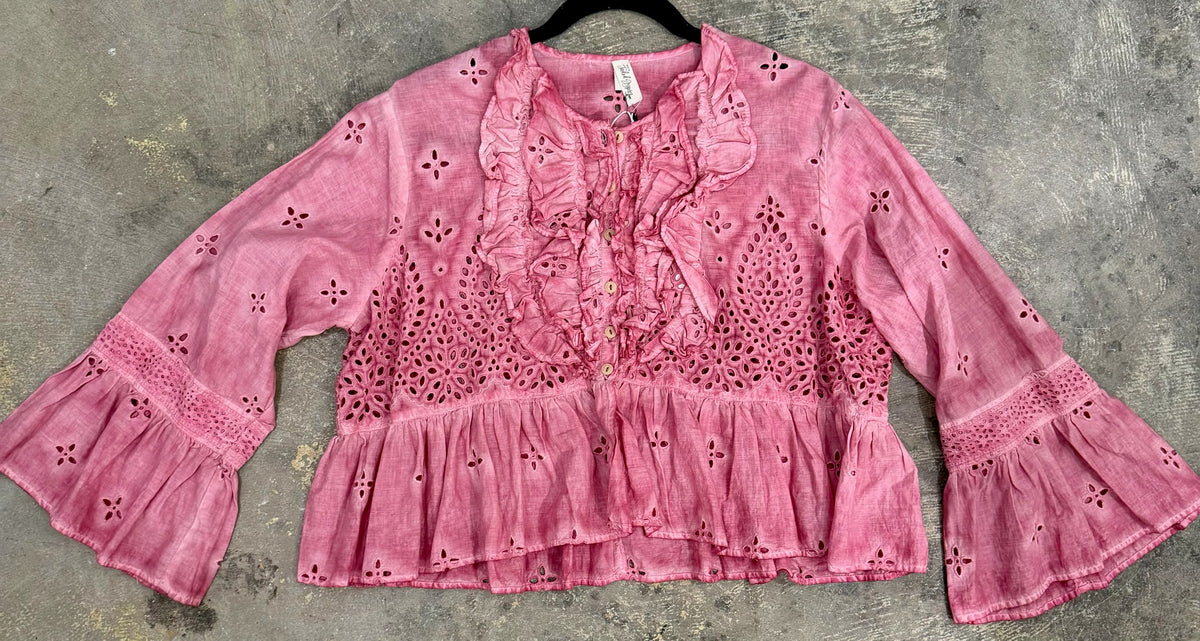 House of Jaded Gypsy  Heirloom Eyelet Top