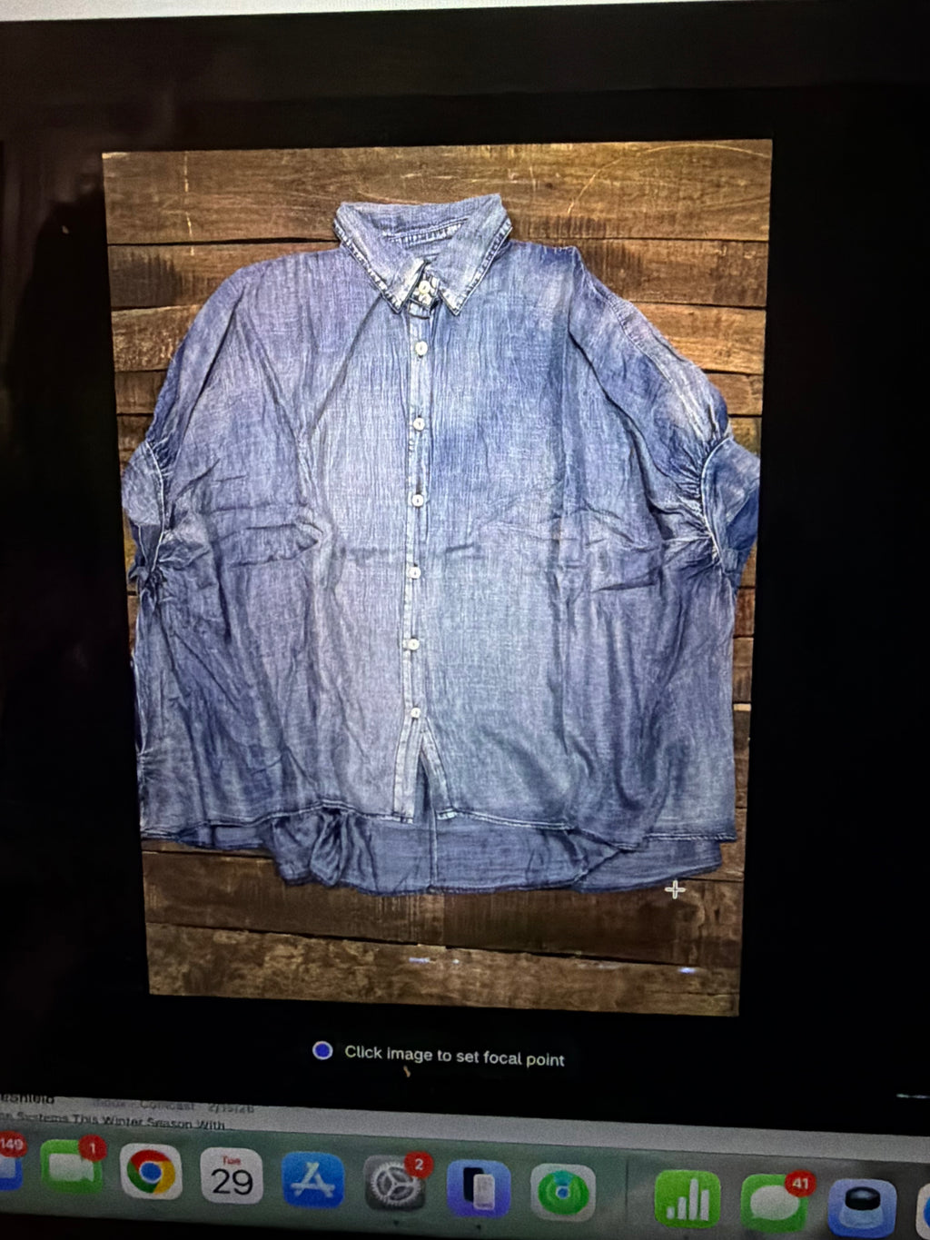 Jaded Gypsy Meadow Morning Top - Chambray