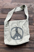 Jaded Gypsy Market Tote-Peace Sign