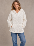 Quilted hoodie by BMANN by Bridget White Chenille