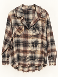 Jaded Gypsy Flannel Black and Cream