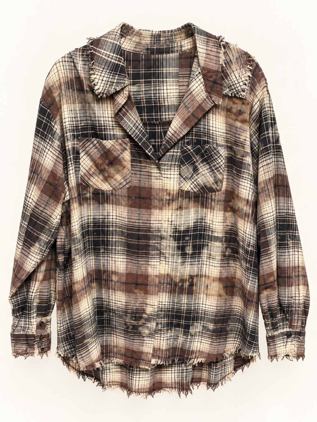 Jaded Gypsy Flannel Black and Cream