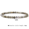 Labradorite Stretch Bracelet – 4mm Natural Stone Beads