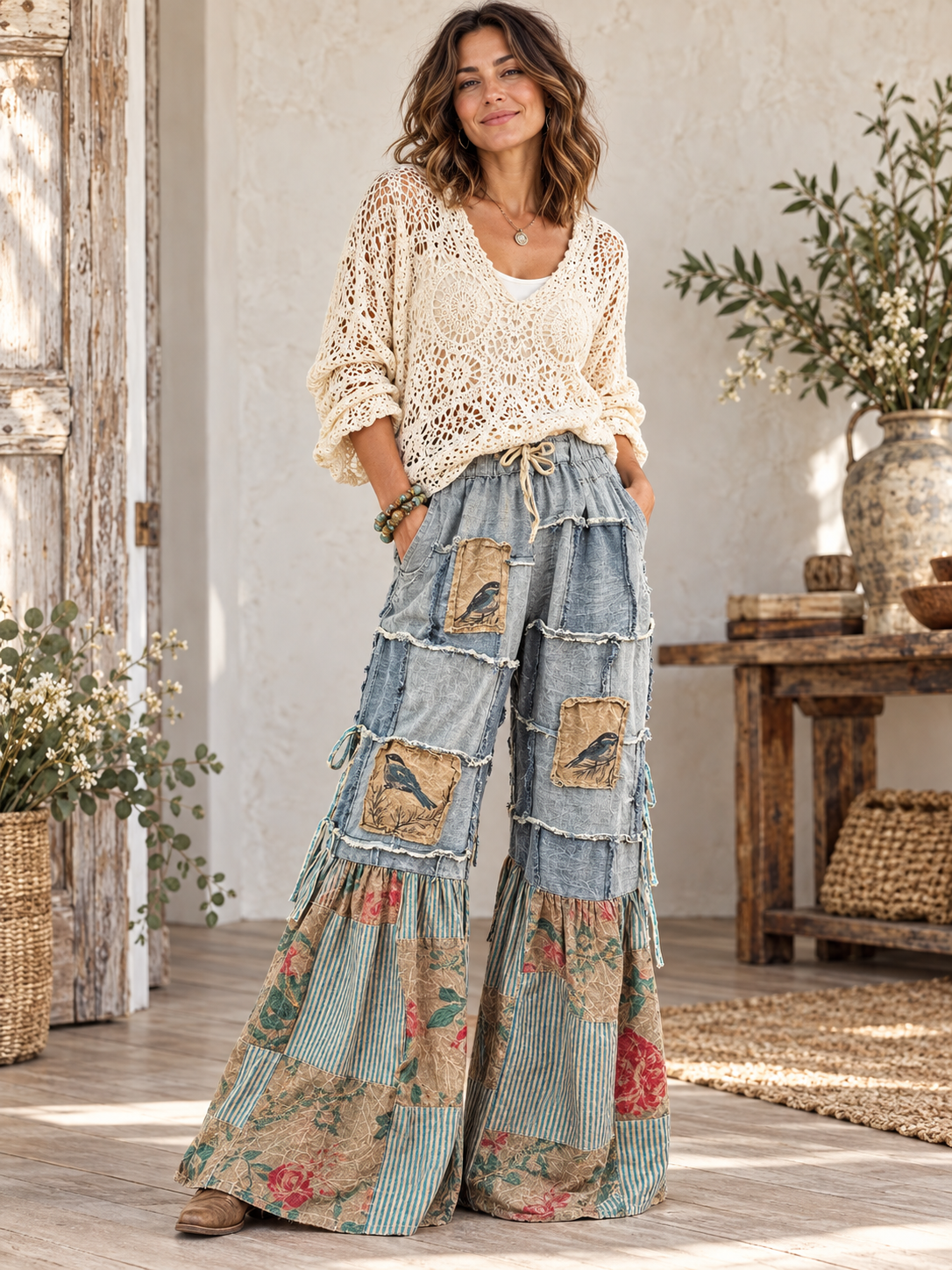 A Rare Bird Pocket Full of Birds Pant